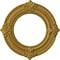 Ekena Millwork Benson Ceiling Medallion (Fits Canopies up to 6 1/8"), 11 1/8"OD x 6 1/8"ID x 5/8"P, Pharaohs Gold CM11BNPGS - alternate 1